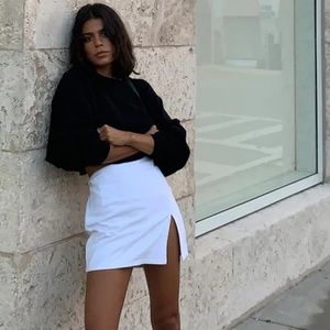 Princess Polly Lola Skirt White Size US 6